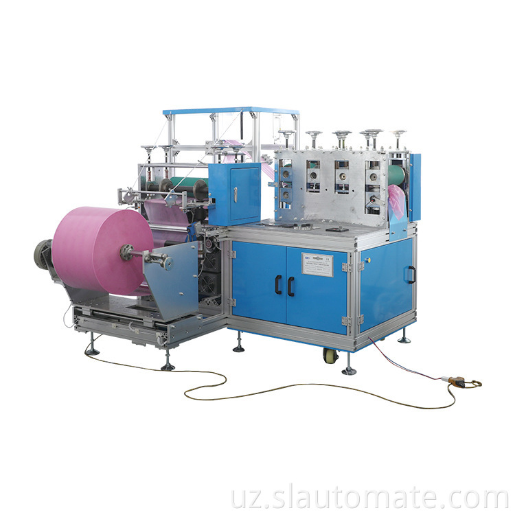 To'qilgan oyoq qopqog'i mashinasi Non-woven shoe cover machine